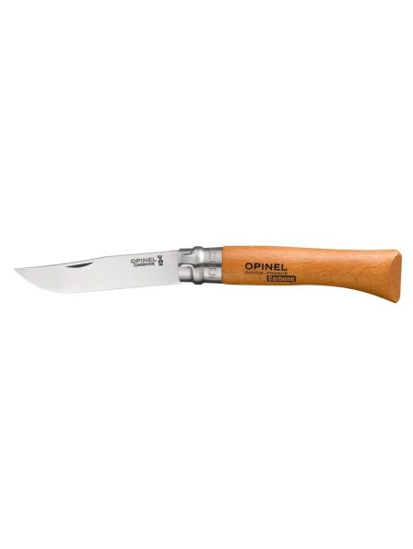 Prekės nuotrauka Opinel anglinio plieno peilis Nr.10 buko rankena