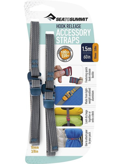 Prekės nuotrauka Tvirtinimo dirželiai STS Accessory Strap with Hook 10mm 1,5 m