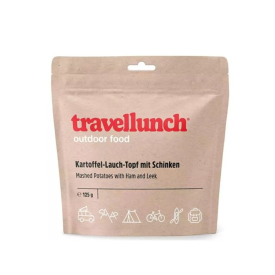 Prekės nuotrauka Nr.01 Travellunch bulvių košė su kumpiu ir porais 125 g.