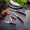 Prekės nuotrauka Kišeninis peilis plonais ašmenimis Opinel Nr.15 Afrikietiško koralmedžio rankena