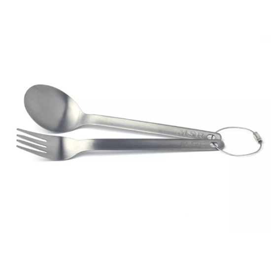 Prekės nuotrauka Kelioninis šaukštas ir šakutė MSR Titan Fork and Spoon