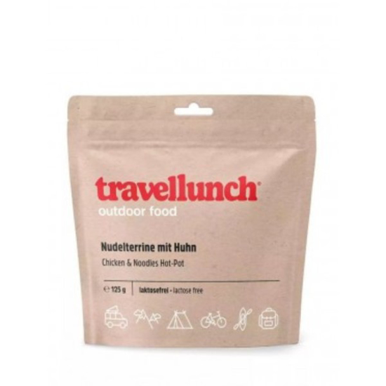 Prekės nuotrauka Nr.21 Maistas kelionėms Travellunch makaronai su vištiena 125 g.