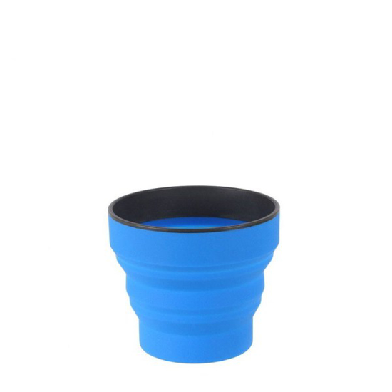Prekės nuotrauka Suspaudžiamas puodelis Lifeventure Silicone Ellipse FlexiMug - Mėlyna