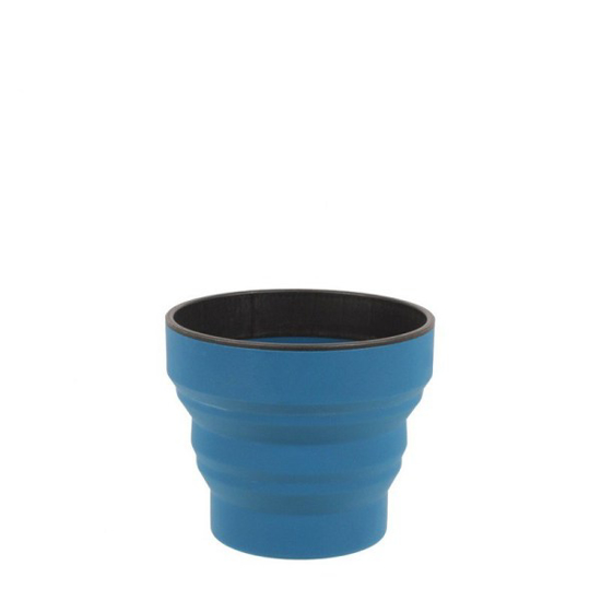 Prekės nuotrauka Suspaudžiamas puodelis Lifeventure Silicone Ellipse FlexiMug - Tamsiai mėlyna