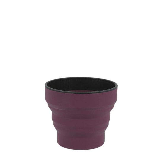 Prekės nuotrauka Suspaudžiamas puodelis Lifeventure Silicone Ellipse FlexiMug - Violetinė