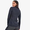 Prekės nuotrauka Moteriški termo marškinėliai Montane Fem Dart Thermo Zip Neck - Juoda, M