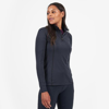 Prekės nuotrauka Moteriški termo marškinėliai Montane Fem Dart Thermo Zip Neck - Juoda, M