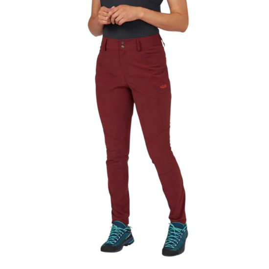 Prekės nuotrauka Moteriškos kelnės Rab Incline Light Pants Wmns - Raudona, S