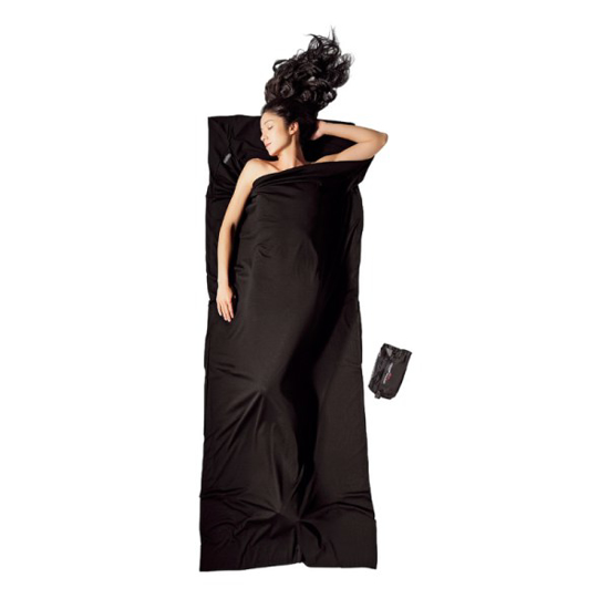 Prekės nuotrauka Kelioninė patalynė COCOON Merino Wool TravelSheet - Juoda