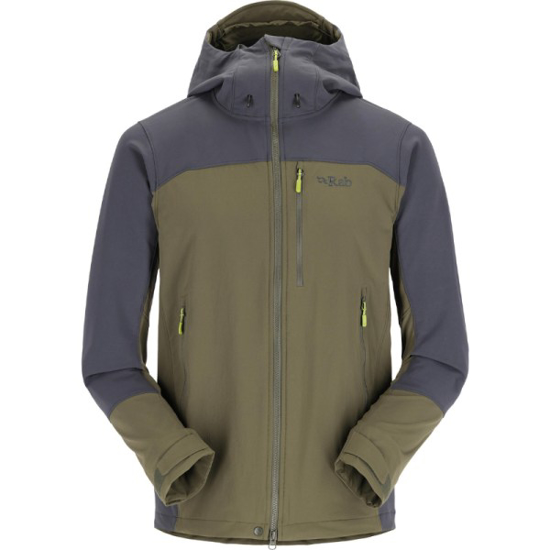 Prekės nuotrauka Vyriška striukė Rab Scimitar Jacket - Chaki, M