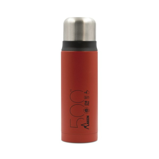 Prekės nuotrauka Termosas Laken St. Steel Thermo Bottle - Raudona, 0,5l