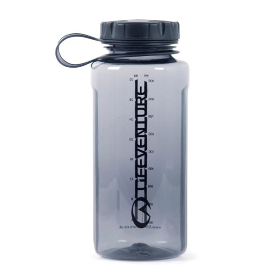 Prekės nuotrauka Gertuvė Lifeventure Tritan Flask 1000ml - Tamsiai pilka