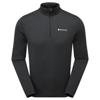 Prekės nuotrauka Vyriški termo marškinėliai Montane Dart XT Zip Neck - Juoda, L