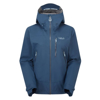 Prekės nuotrauka Moteriška striukė nuo lietaus Rab Downpour Mountain Jacket Wmns - Tamsiai mėlyna, S