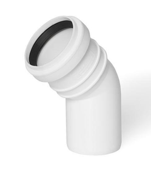 Prekės „Alkūnė vidaus kanalizacijos Ø 32 mm 45°“ paveikslėlis