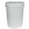 Prekės „Plastikinis kibiras su dangčiu 33 l, baltas“ paveikslėlis