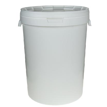 Prekės „Plastikinis kibiras su dangčiu 33 l, baltas“ paveikslėlis