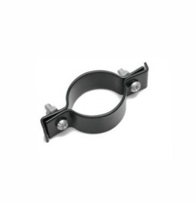 Prekės „Metalinė apvali apkaba - tiesi, 38 mm, antracito spalvos“ paveikslėlis