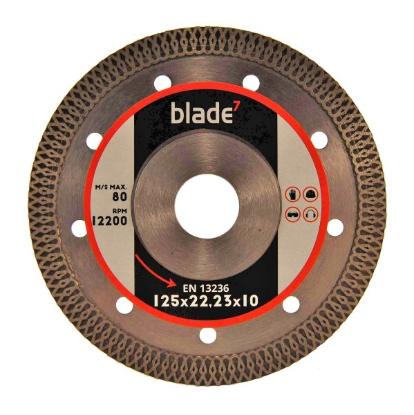 Prekės „Diskas deimantinis 125 mm X-Turbo Blade7“ paveikslėlis