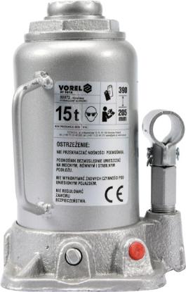 Prekės „Pakelėjas hidraulinis 15 t 205 - 390 mm Vorel 80072“ paveikslėlis