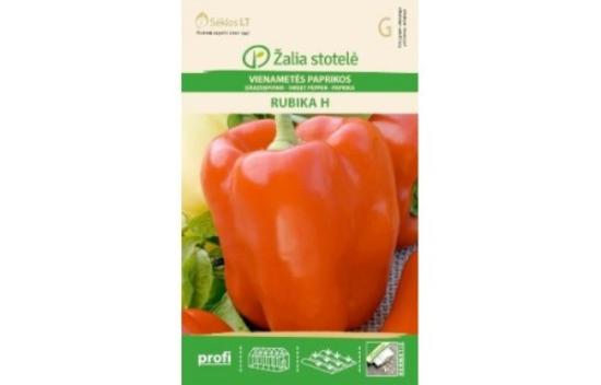 Prekės „Sėklos paprikos vienmetės RUBIKA H 0,1 g“ paveikslėlis