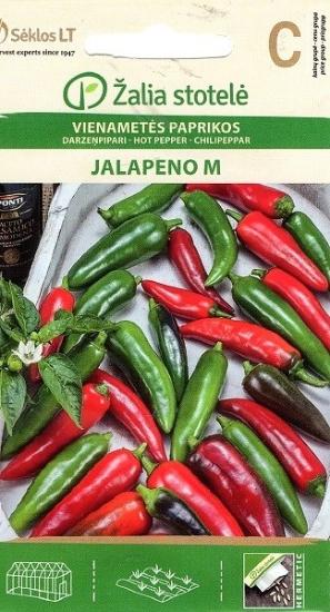 Prekės „Vienamečių paprikų sėklos JALAPENO M,  0,1 g“ paveikslėlis