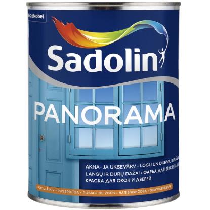 Prekės „Langų ir durų dažai SADOLIN PANORAMA, 1 l, BW bazė, balti, pusiau blizgūs“ paveikslėlis