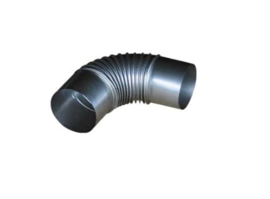 Prekės „Alkūnė dūmtraukio plieninė Ø 130 mm 90° METAK13“ paveikslėlis