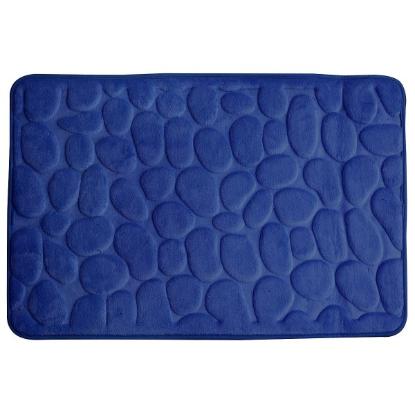 Prekės „Kilimėlis voniai poliesterio Rimini 60 x 95 cm mėlynas“ paveikslėlis