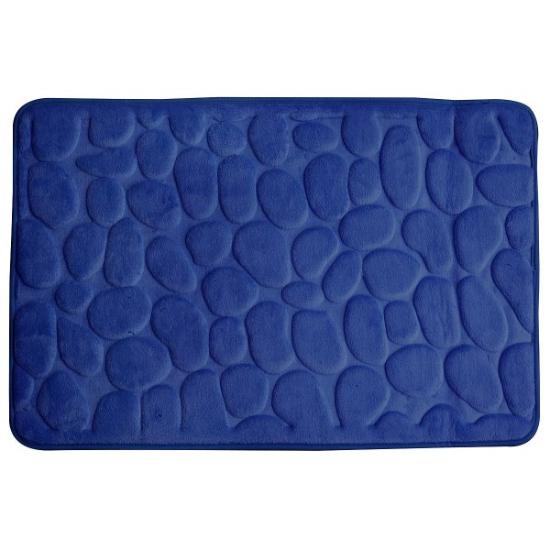 Prekės „Kilimėlis voniai poliesterio Rimini 60 x 95 cm mėlynas“ paveikslėlis