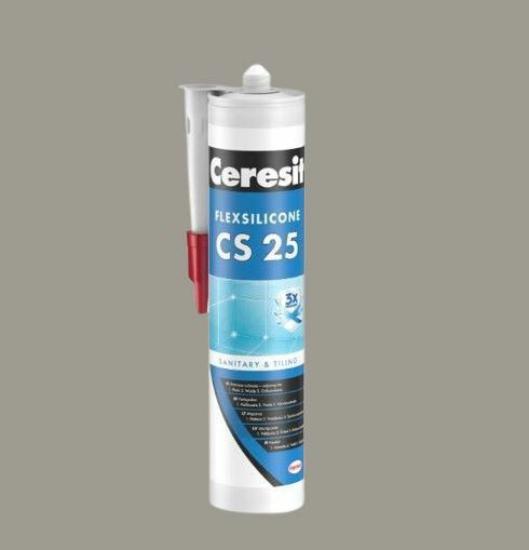 Prekės „CERESIT CS 25-12, 280 ml, cemento pilkumo sanitarinis silikonas“ paveikslėlis