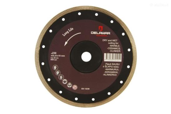 Prekės „Diskas deimantinis 250x1,8x25,4 mm XTurbo Delawar“ paveikslėlis
