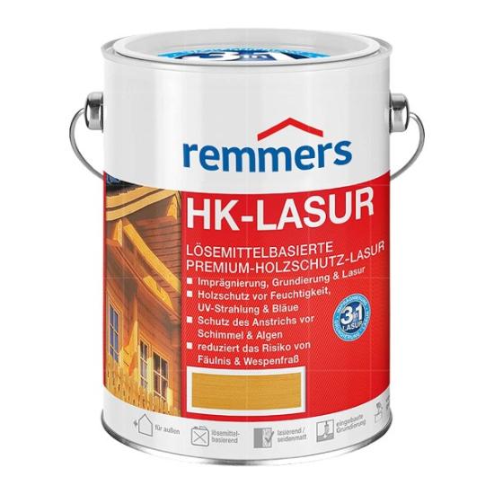Prekės „Impregnantas medienai HK-Lasur Pinie Larche 2,5 l REMMERS“ paveikslėlis