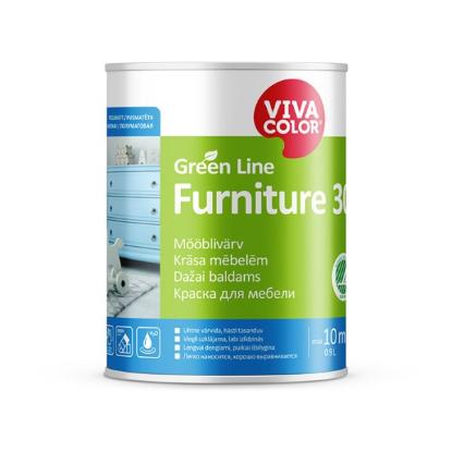 Prekės „Dažai pusiau matiniai baldų VIVACOLOR GL FURNITURE 30 A 0,9 l“ paveikslėlis