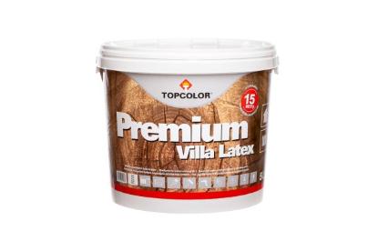 Prekės „Dažai dispersiniai TOPCOLOR VILLA LATEX Antracito 5 l“ paveikslėlis