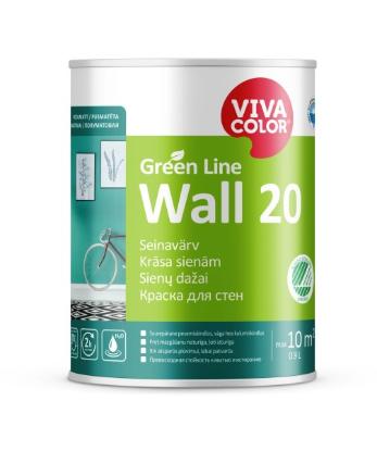 Prekės „Dažai pusiau matiniai sienų Vivacolor GL WALL20 A 0,9 l“ paveikslėlis
