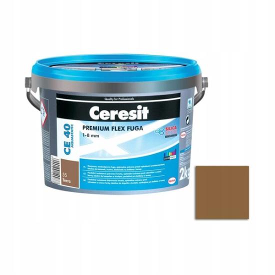Prekės „CERESIT CE 40-55, 2 kg, TERRA, rudas glaistas 0-8mm“ paveikslėlis