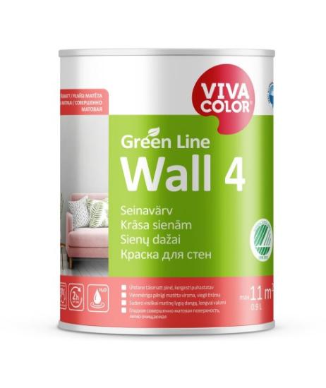 Prekės „Dažai visiškai matiniai sienoms ir luboms Vivacolor GL WALL 4 A 0,9 l“ paveikslėlis