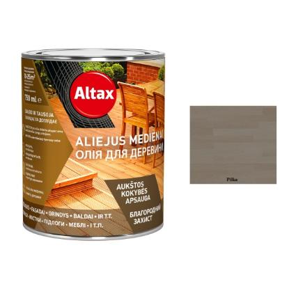 Prekės „Aliejus medienai ALTAX Altaxin 0,75 l pilkas“ paveikslėlis