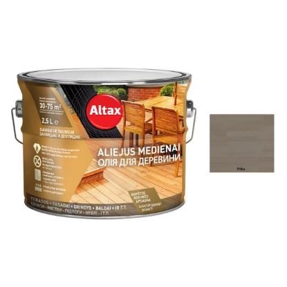 Prekės „Aliejus medienai ALTAX Altaxin 2,5 l pilkas“ paveikslėlis