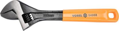 Prekės „Raktas reguliojamas 0 - 35 mm 300 mm plastikine rankena 54068 Vorel“ paveikslėlis
