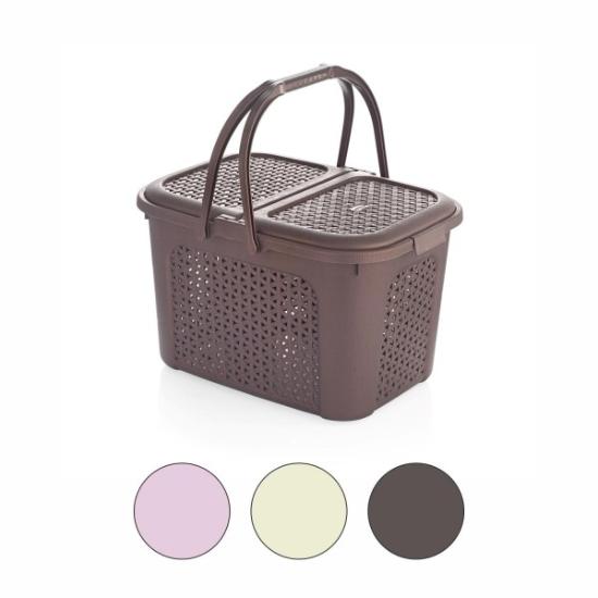 Prekės „Krepšys piknikui rattano 28l Hobby life“ paveikslėlis