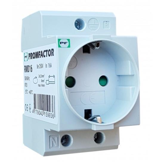 Prekės „Modulinis lizdas RMD16, 16A 230V“ paveikslėlis