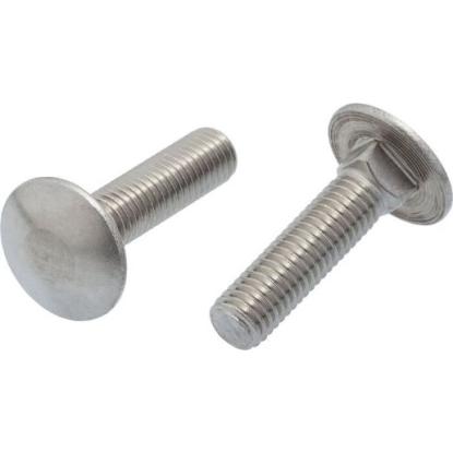 Prekės „Varžtai M 10x30 mm cinkuotas DIN-603 pusapvale galvute“ paveikslėlis