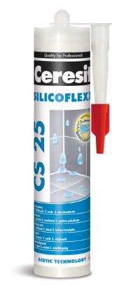 Prekės „Silikonas sanitarinis CS25 Baltas (01) 280 ml Ceresit“ paveikslėlis