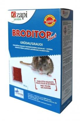 Prekės „Nuodai graužikams grūdais Broditop Next 150 g“ paveikslėlis