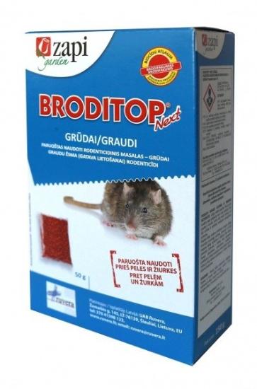 Prekės „Nuodai graužikams grūdais Broditop Next 150 g“ paveikslėlis