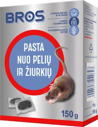 Prekės „Masalas pelėms ir žiurkėms 150 g Bros“ paveikslėlis