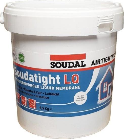Prekės „Universali hidroizoliacija SoudatightLQ BALTA 4,5 KG“ paveikslėlis
