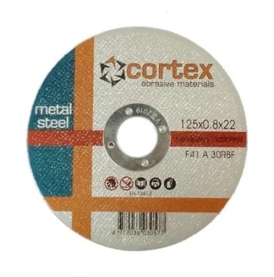 Prekės „Diskas pjovimui metalo 125 x 0,8 x 22,2 mm Cortex“ paveikslėlis